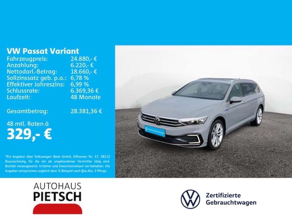 Volkswagen Passat 2022 Hybride Benzine