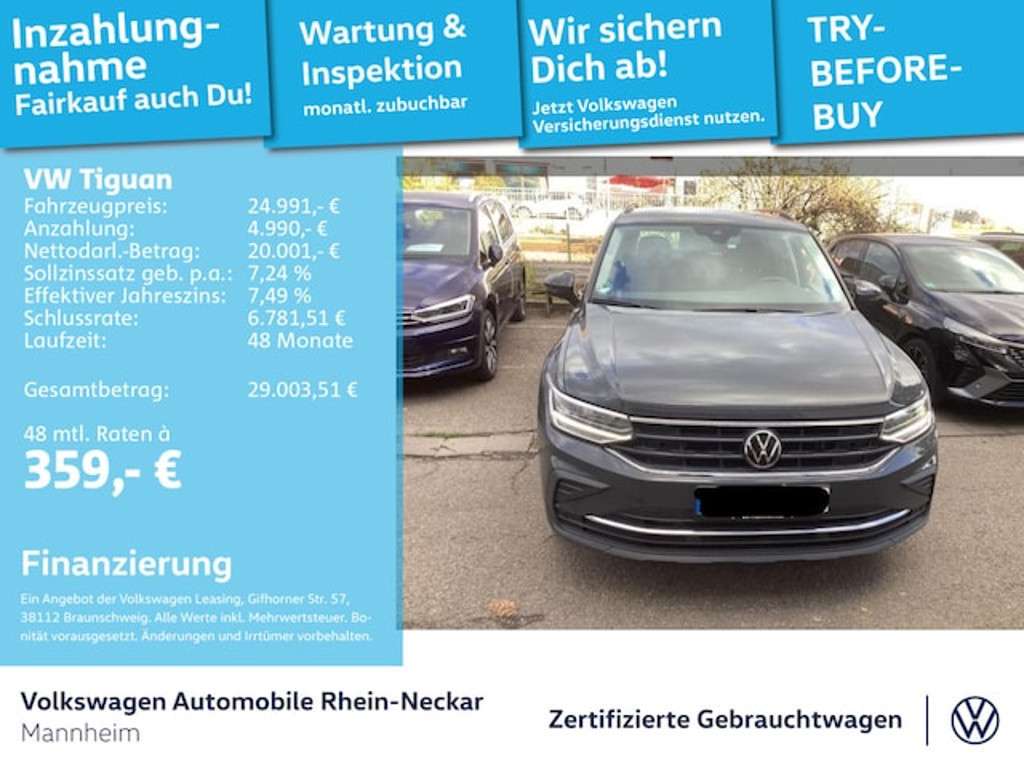 Volkswagen Tiguan 2022 Benzine