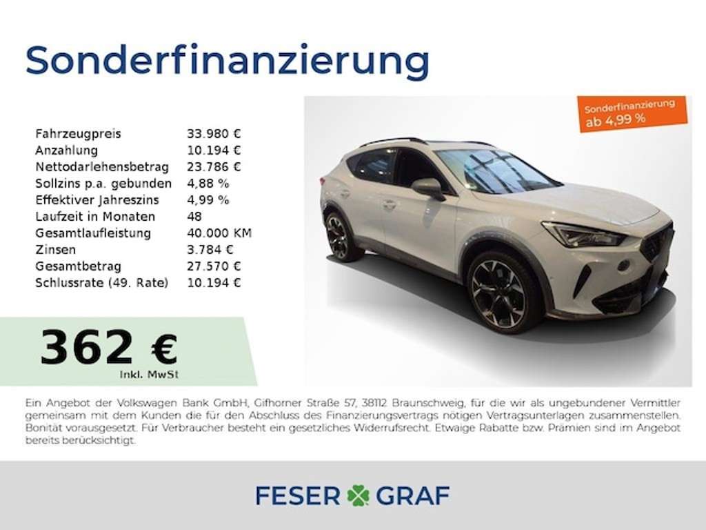 Cupra Formentor 2023 Benzine