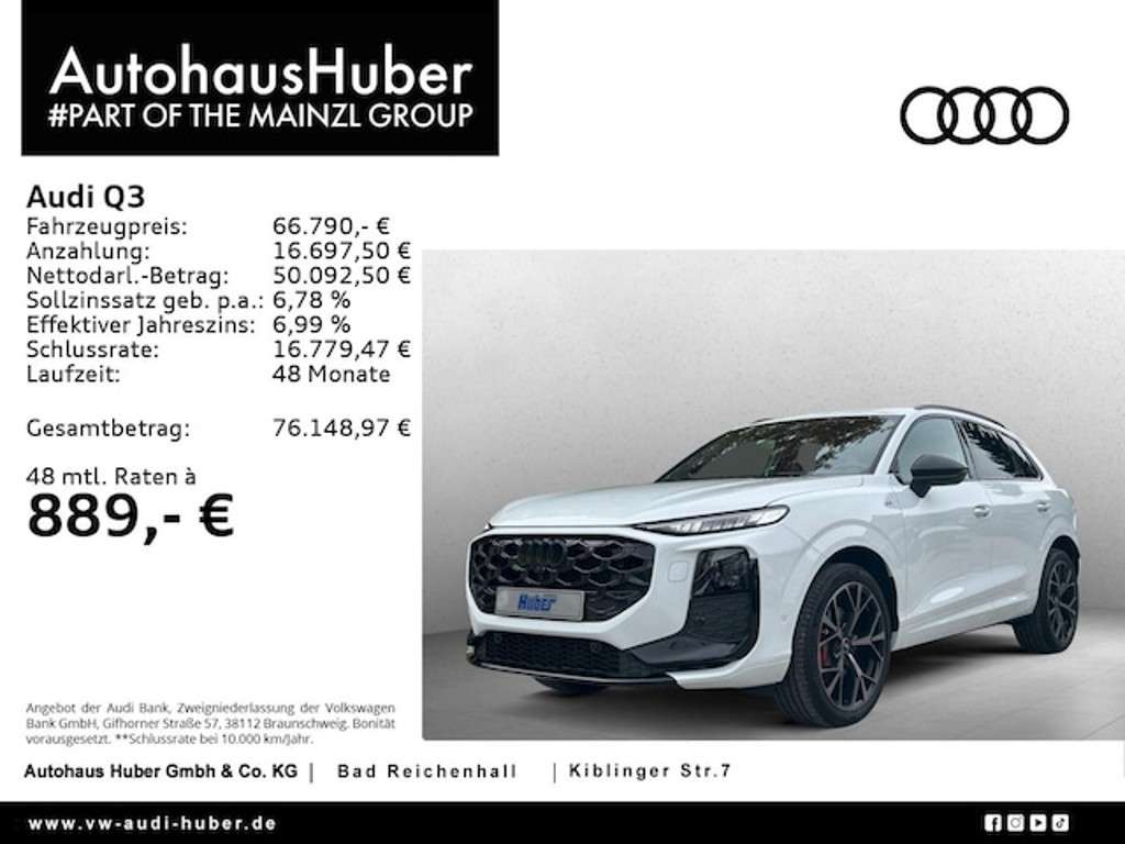 Audi Q3 2025 Benzine