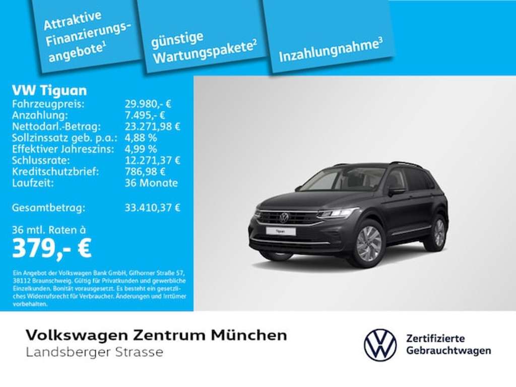 Volkswagen Tiguan 2022 Benzine