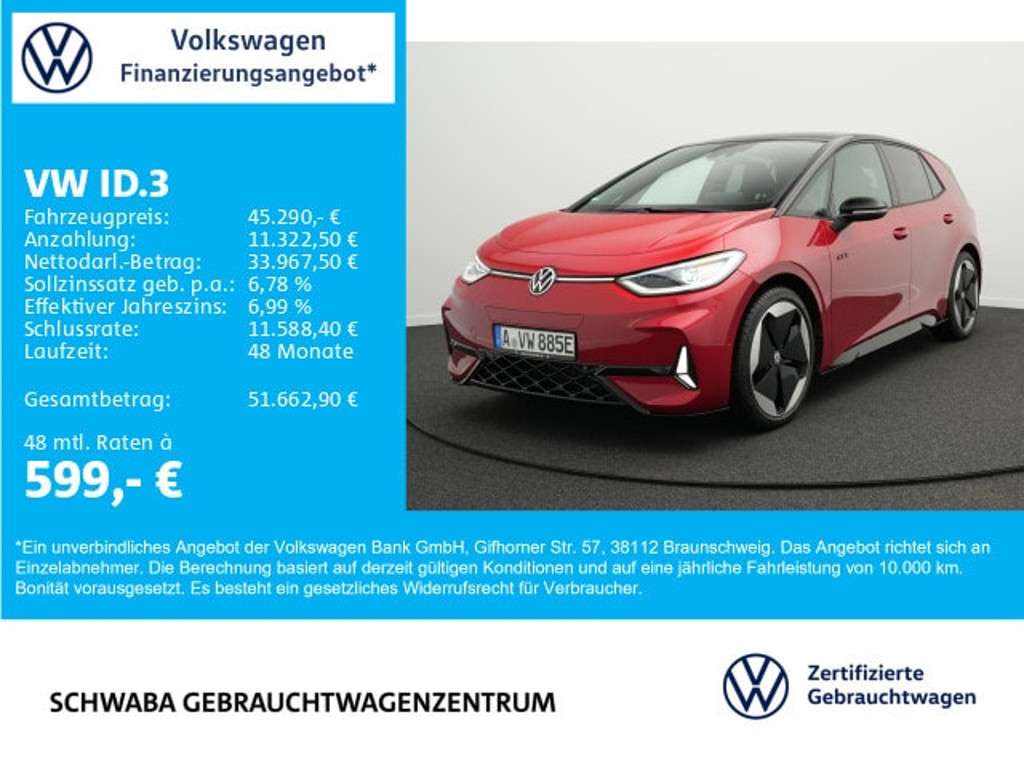 Volkswagen ID.3 2025 Elektrisch