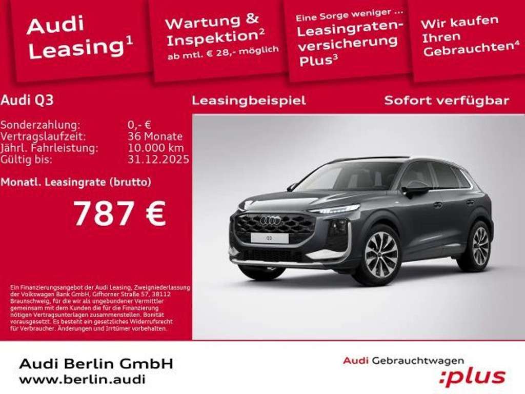 Audi Q3 2025 Benzine