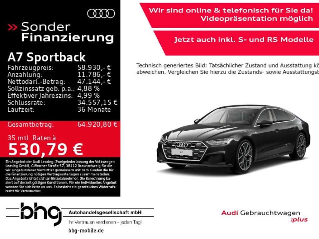 Audi A7 2023 Benzine