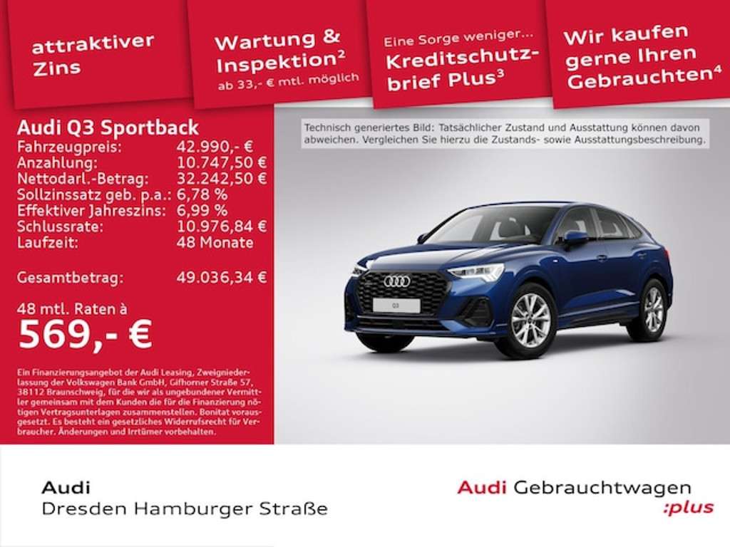 Audi Q3 2023 Benzine