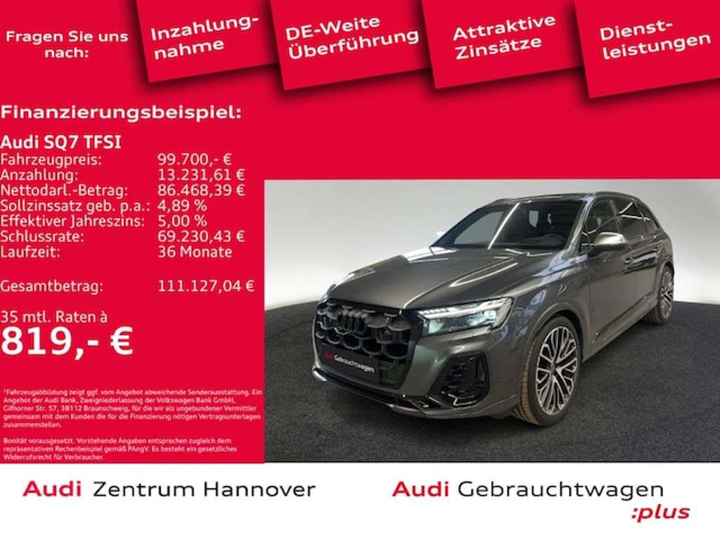 Audi SQ7 2024 Benzine