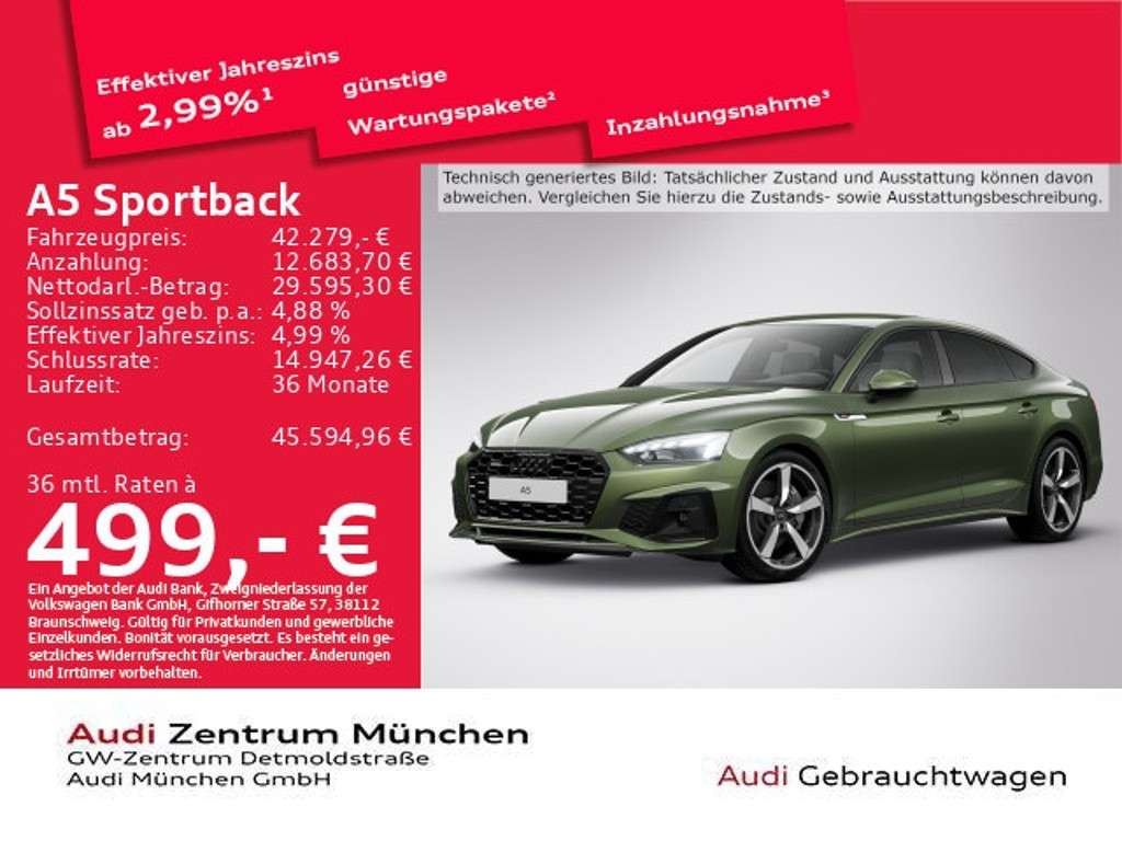 Audi A5 2022 Benzine