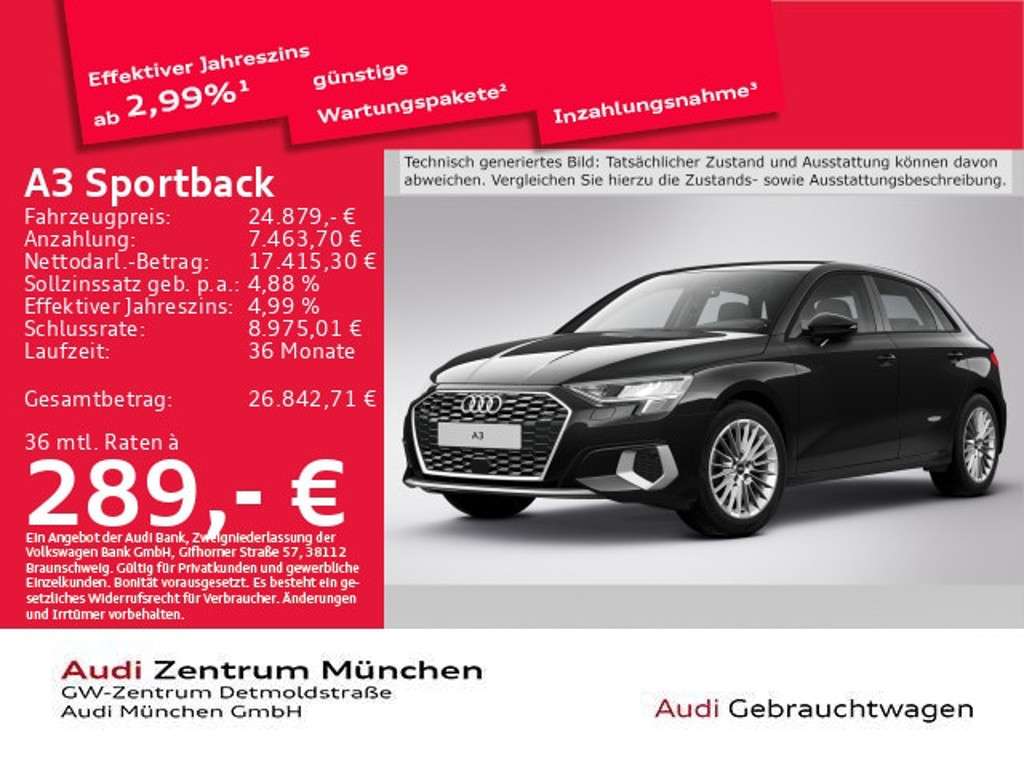 Audi A3 2023 Benzine