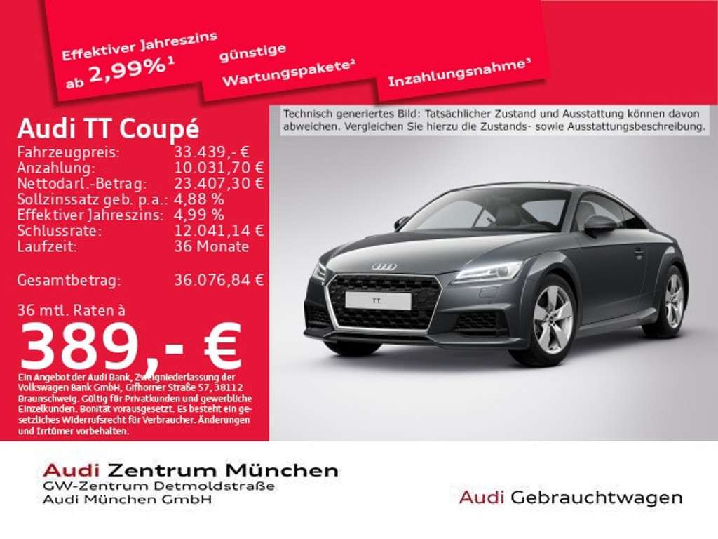 Audi TT 2022 Benzine