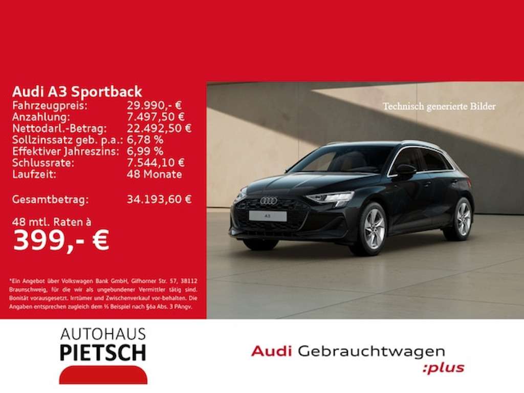 Audi A3 2025 Benzine
