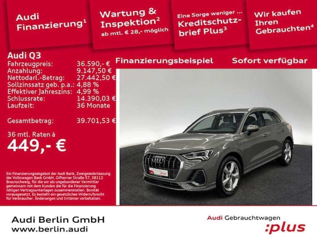 Audi Q3 2022 Benzine