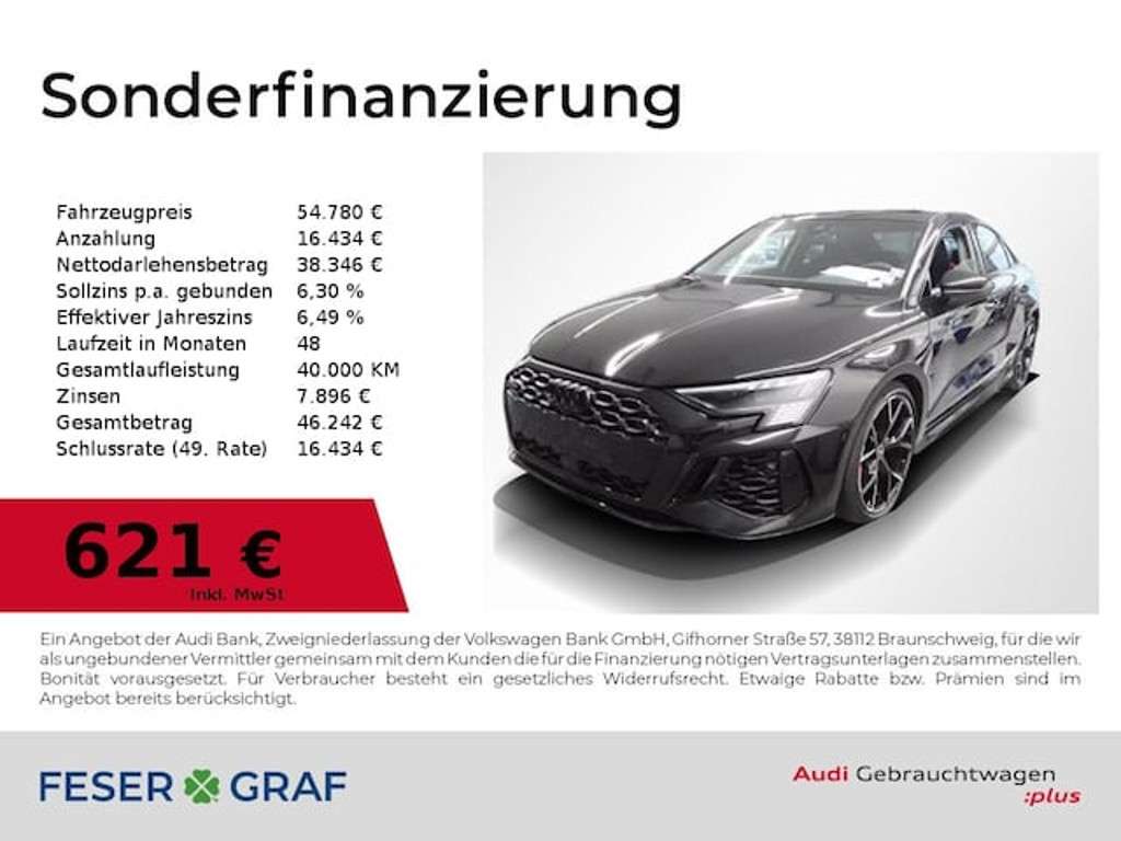 Audi RS3 2022 Benzine