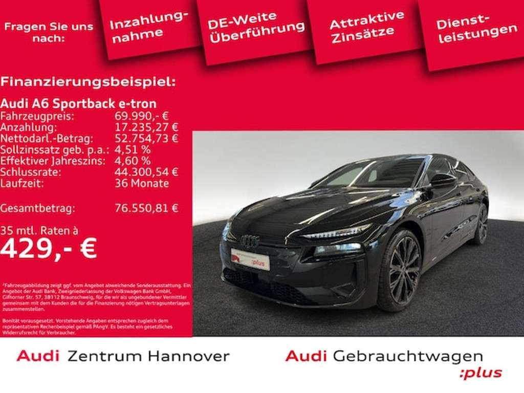 Audi A6 e-tron 2025 Elektrisch