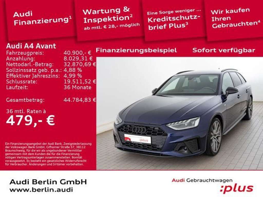 Audi A4 2022 Benzine