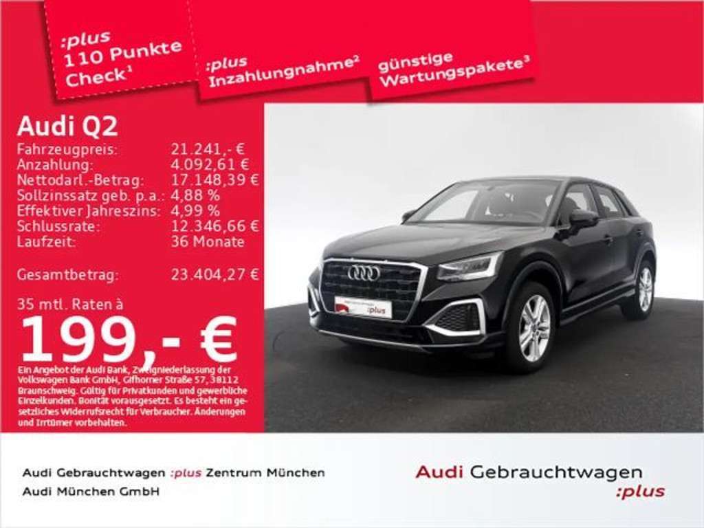 Audi Q2 2022 Benzine