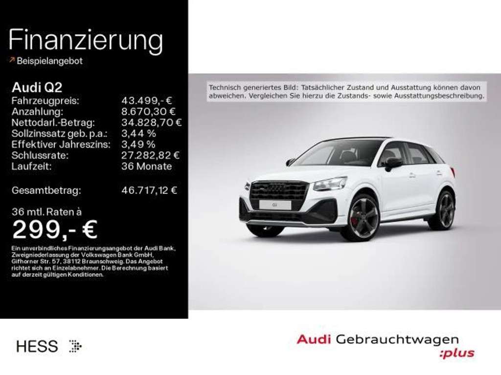 Audi Q2 2025 Benzine