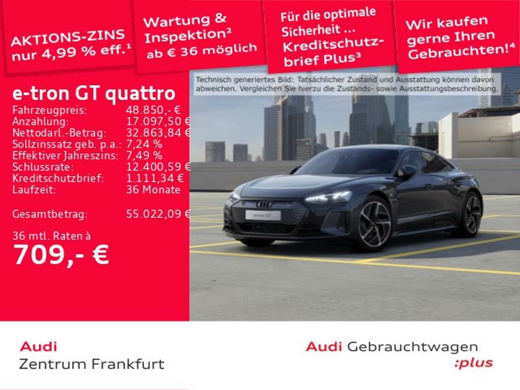 Audi e-tron GT 2022 Elektrisch