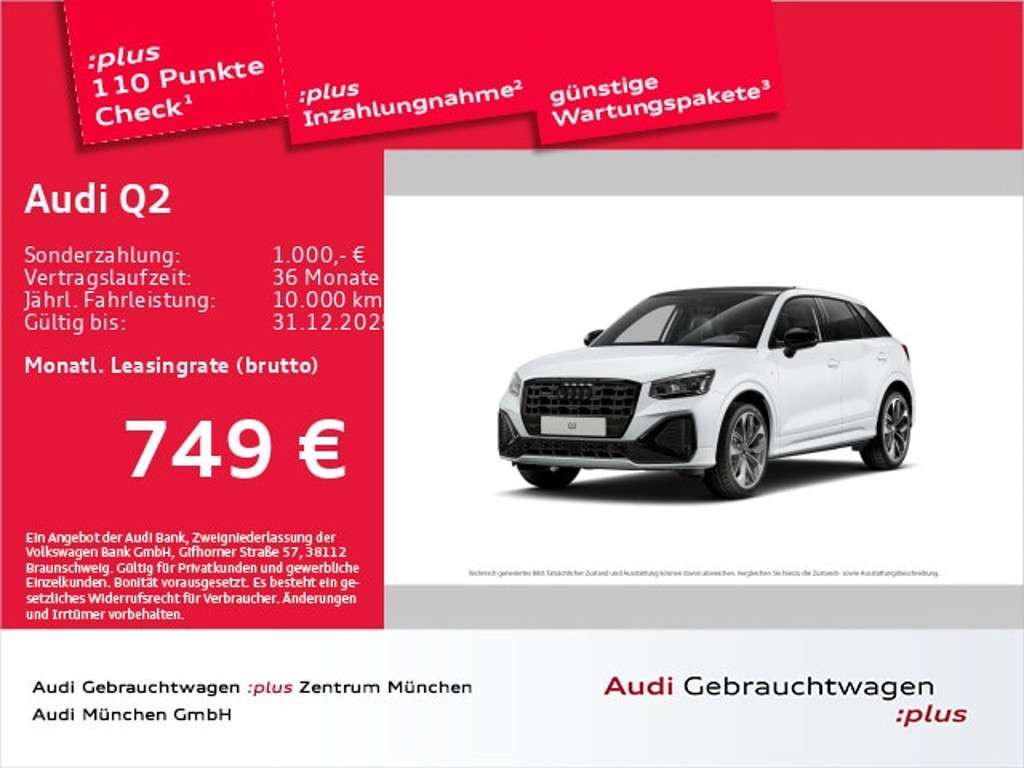 Audi Q2 2025 Benzine