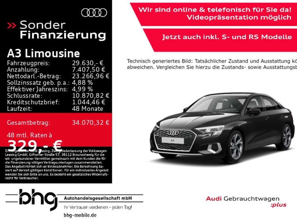 Audi A3 2023 Benzine