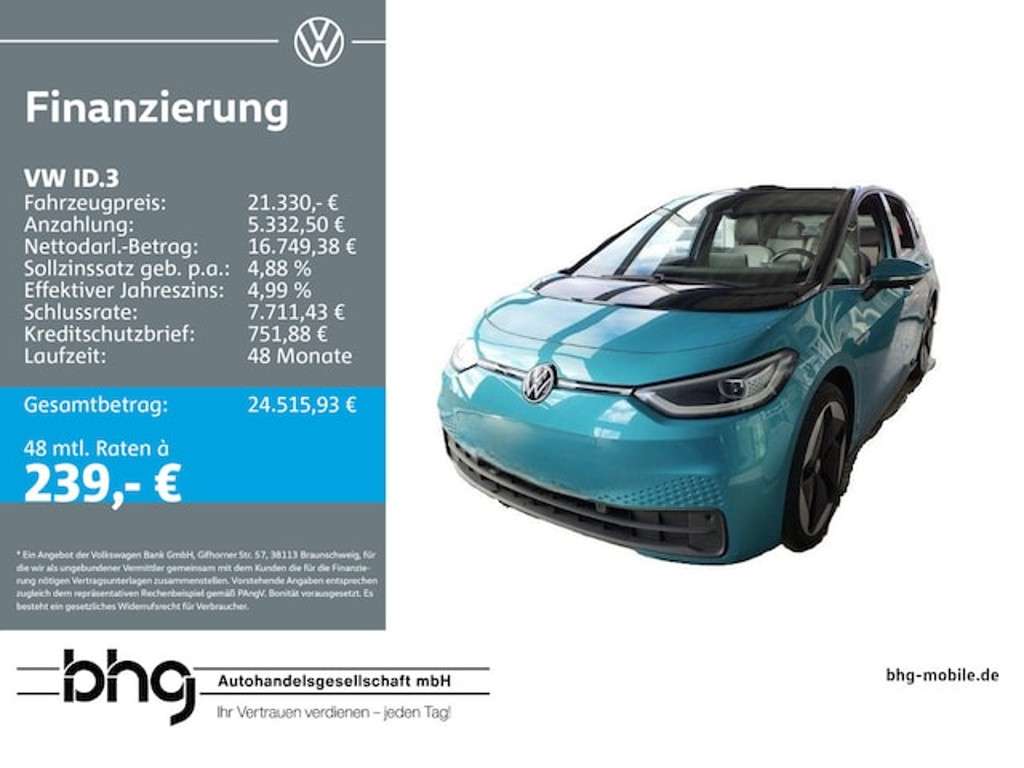 Volkswagen ID.3 2021 Elektrisch