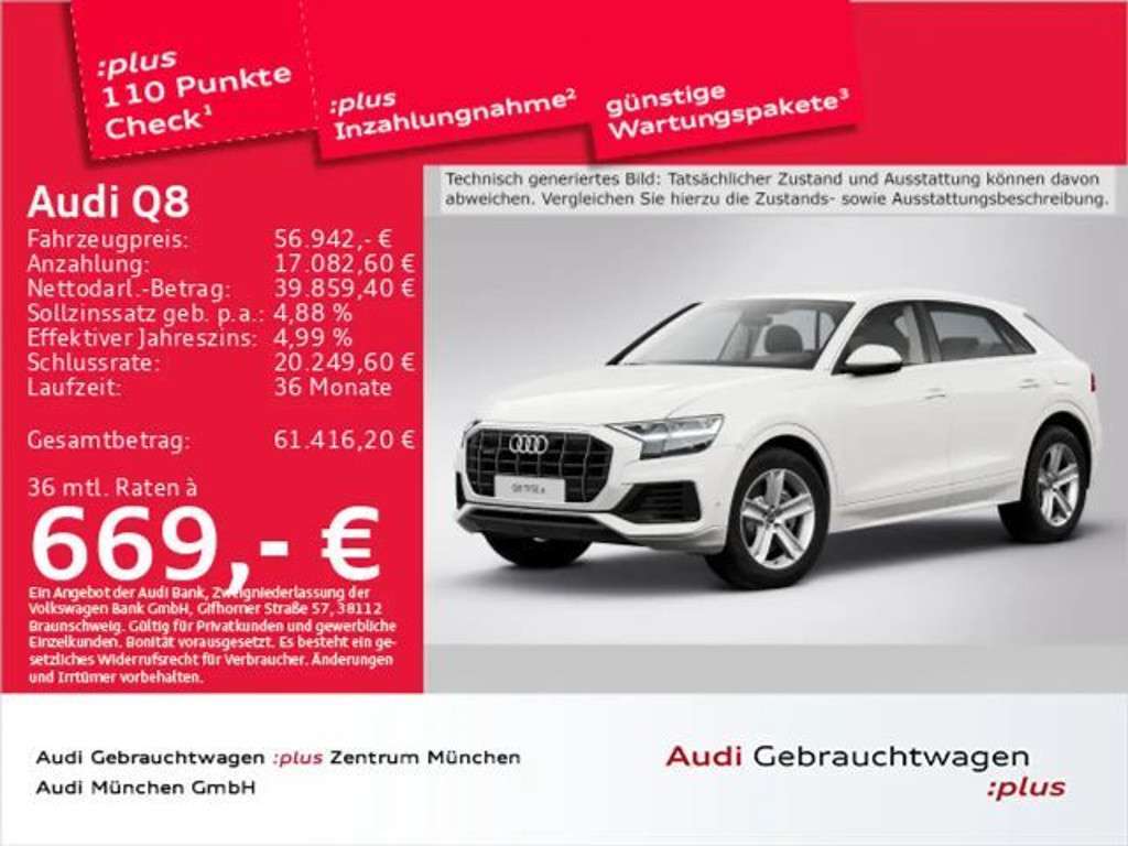 Audi Q8 2023 Hybride Benzine