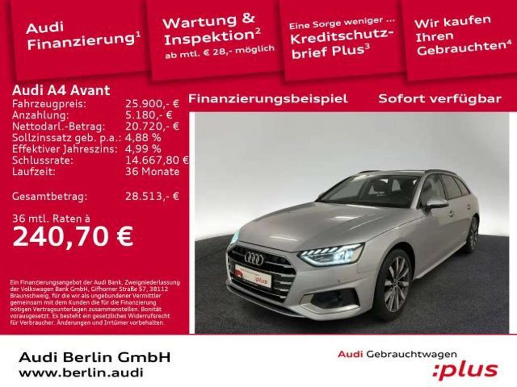 Audi A4 2022 Benzine